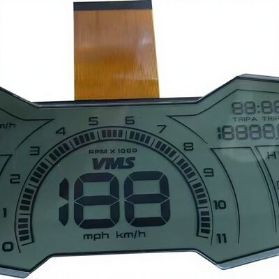 Customized Segmented VALCD Liquid Crystal Display for Electric Vehicles and Motorcycles' Instrument Panels